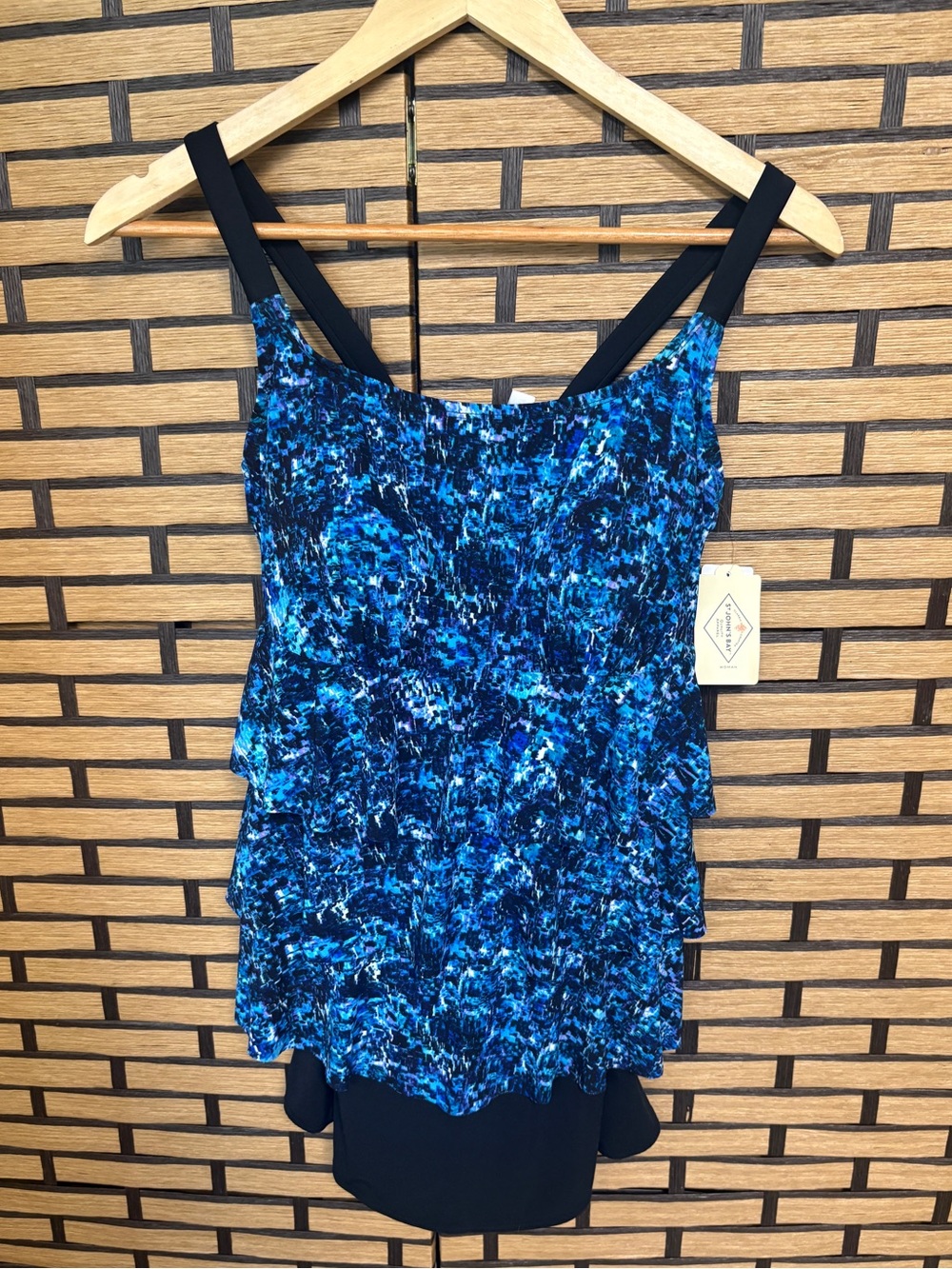 St. John’s Bay blue Swim Dress size 16w